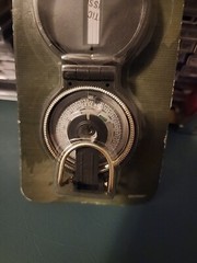 “COLEMAN” LENSATIC COMPASS LIQUID-FILLED,LUMINOUS LETTERS,RUGGED CASE,BRAND-NEW