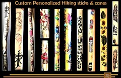 Custom Hiking stick, unique, personalized hiking sticks, hand created 