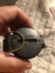 YCM Japan Engineers Lensatic Compass Preowned