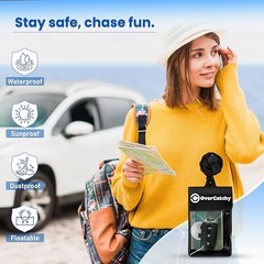 Waterproof Car Key FOB Case Floating Wallet Pouch for Remote Key ID Black