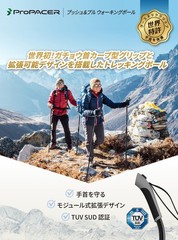 Ergo-Bend Trekking Poles – 1 Pair, Adjustable Hiking Sticks with Patented Goo…