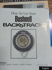Bushnell BackTrack GPS Unit 360050. Yellow/Black/Silver. China. Tested. V.GOOD.