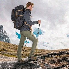 Ozark Trail Aluminum Folding Quick Lock Trekking Poles with Cork Grip, 2 Count