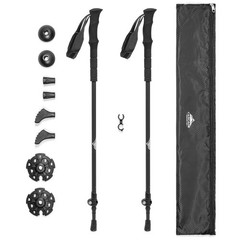 Trekking Poles – Ultralight 2 Piece Carbon Fiber Walking or Hiking Sticks wit…
