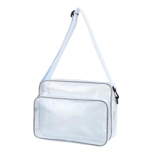 15.7 Inch Clear Tool Bag – Anti-Static PVC Material, Dustproof and White