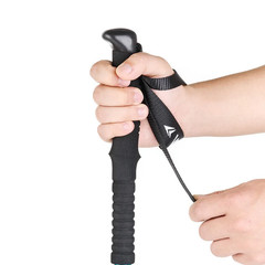 Outdoor Walking Stick Aluminum Alloy Alpenstock Telescopic Hiking Trekking Pole