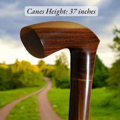 Wooden Walking Cane – Handcrafted in Central America, Luxury Laurel Wood