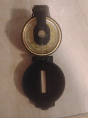 Vintage Engineer Lensatic Precise Compact Compass