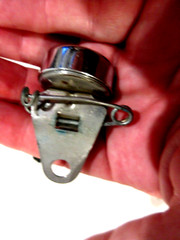 2-Vintage Lapel Hunting/Hiking Compasses-Made in Japan