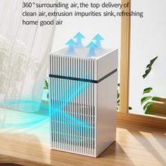 Portable Air Purifier USB Powered HEPA Filter with Activated Carbon for Travel