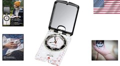 MC-2 Adventure Compass: Durable Design with Lanyard for On-the-Go Navigation