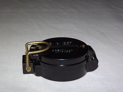 VINTAGE 1960-70S THE A LINE PLASTIC LENSATIC COMPASS IN BOX