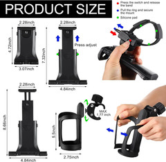 Large Handle Bar for Walking Pad Only with Phone Holder and Cup Holder Adjustabl