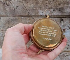 Engraved Compass, Personalized Compass, Graduation, Wedding, Groomsmen Gift
