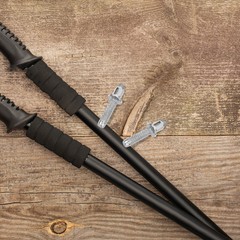 8 Pcs Hiking Crutch Accessories Trekking Pole Tip Protectors Man