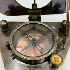 Solid Brass Captain’s Nautical Sundial Compass