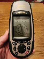 Magellan Meridian Gold Handheld GPS Hiking Tested Works