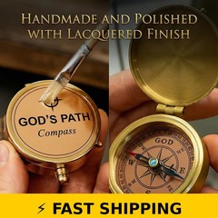 God’s Path Compass Gift for Men & Boys – Inspirational