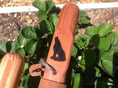 Rugged Terrain Cedar Wood Walking Stick Wooden Hiking Staffs Hand Carved
