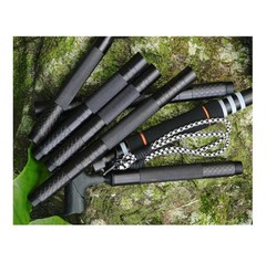Trekking Poles Aluminum 1 Pair Black