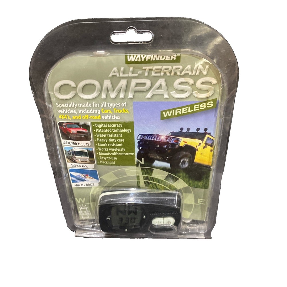 NIB Wayfinder VT220 All-Terrain Digital Wireless Compass