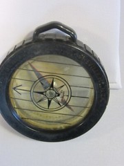 Taylor Instruments, Asheville NC Hand Held Compass Key Chain Vintage 1960’s