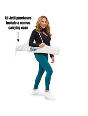 Jetti Weighted Walking Poles Sky Blue Set of 2 New with Bag Size Small 41.5”