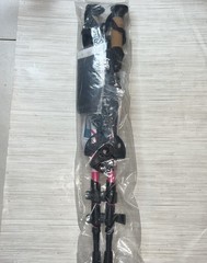 TrailBuddy Trekking Poles – 2-pc Pack Adjustable Hiking or Walking Sticks – Pink