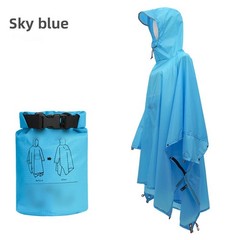 Waterproof and Windproof Adult Raincoat with Hood Lightweight Outdoor Coat