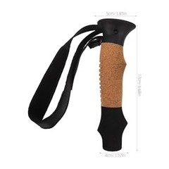 Cane Handle Grip Replacement Walking Canes Grip with Wrist Strap Trekking Poles
