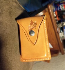 Silva Leather Compass Case