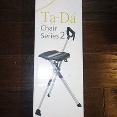 NEW STEP2GOLD Ta-Da Series 2 Chair Portable Folding Hiking Pole 34.2″ Black