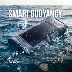 NASA Waterproof Dry Bag – AirLock Seal, IP68 Certified, with Integrated 2L Blue