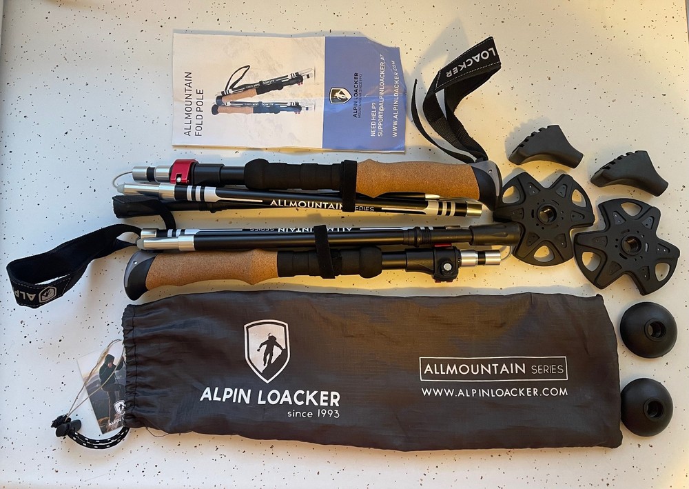 Collapsible Trekking Hiking Poles I Aluminium Hiking Poles Ultra Lightweight
