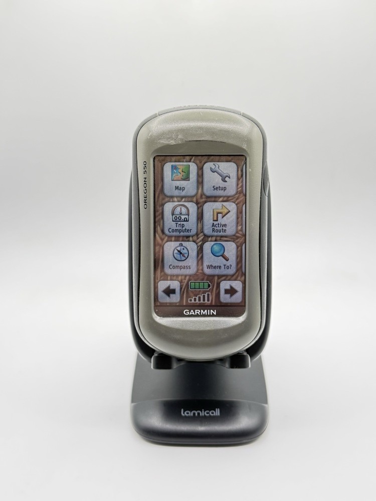 Garmin Oregon 550 Handheld GPS Hiking Hunting Geocache Camera Touchscreen TESTED