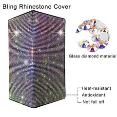 Bling Rhinestone Car Registration and Medium Rhinestone aurora borealis