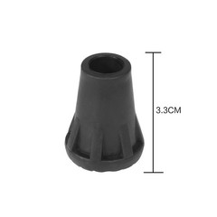 6pcs Outdoor Trekking Hiking Pole Tip End Walking Stick Cover Protector