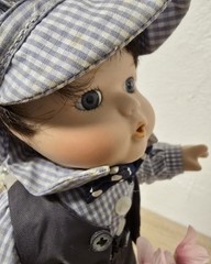 Artist doll porcelain doll boy doll 26 cm collector rarity Vintage