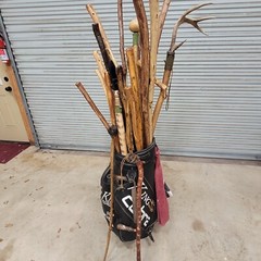 MANY NEW WALKING STICKS HIKING CAMPING STICKS CEDAR PINE EACH ONE CUSTOM MADE