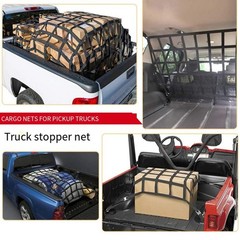Secure Truck Bed Cargo Net with Enhanced Stability and Tight Mesh Design