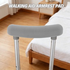 2 Pcs Padding for Crutches Underarm Cane Grip Replacement Cushions