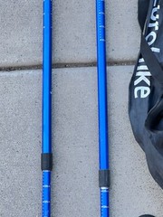 Set of Eurokike Expedition Antishock Twistlock Trekking poles 105-135CM .. 18A