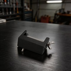 Compact Clamp Holder For Camping Lantern For Light Pole Table Desk Fixing