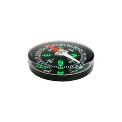 Economy Compass 1-1/4″ Diameter Portable Plastic with Easy Read Black Background