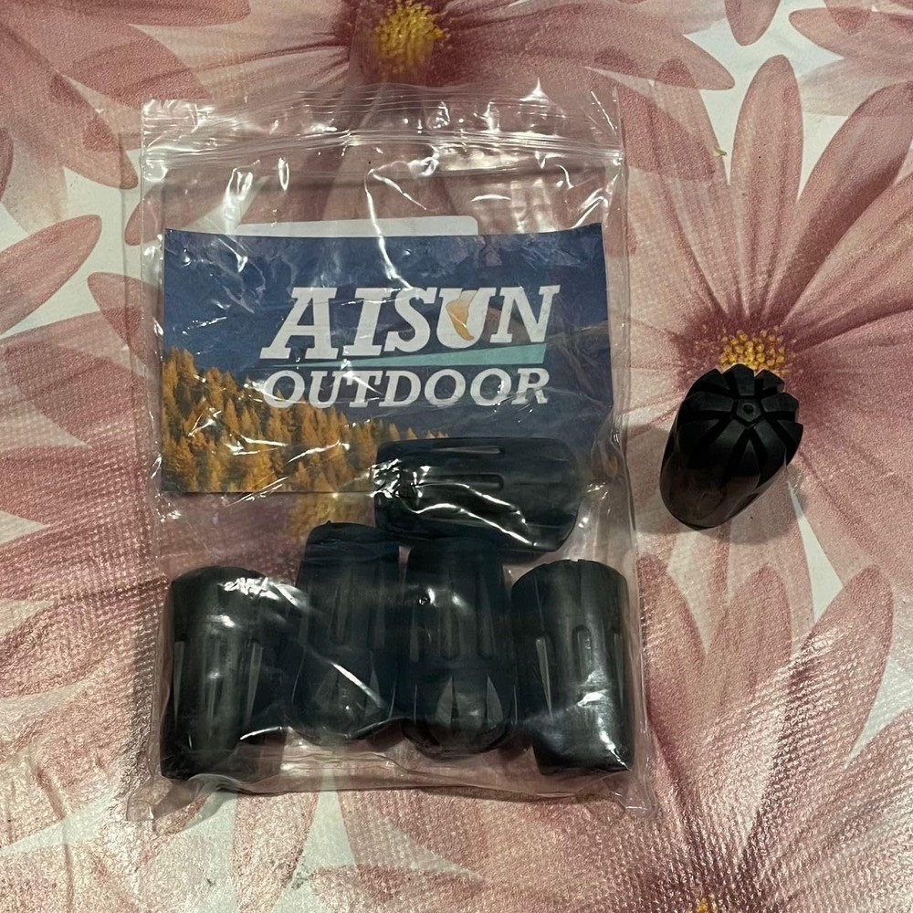 Universal Anti-Slip Hiking Pole Replacement Rubber Tips Durable for Trekking NEW