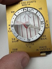 Silva Huntsman Compass & Sun Watch Sweden VTG Camping Outdoor Gear V6793 Tested