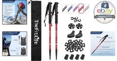 Nordic Walking Trekking Poles – Anti-Shock, Quick Lock, Telescopic, Ultralight