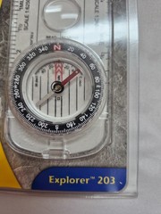 Silva Explorer 203 Precision Compass Lanyard Built in Magnifier New NIP