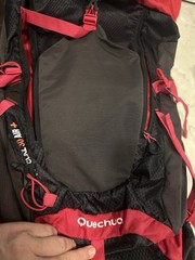 decathlon quechua Pink/black Hiking Backpack, Forclaz 30 Air, No Wear