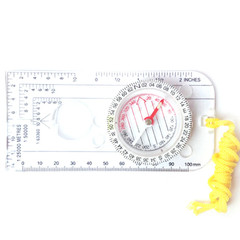 Compass Navigation Map Ruler Reading Scouting Scale Outdoor Orienteering Gear fo
